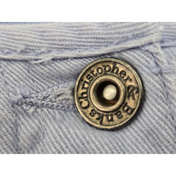 VTG Christopher & Banks Skirt Womens 6 Y2K Blue Modest Maxi Teacher Office Long - Picture 4 of 9